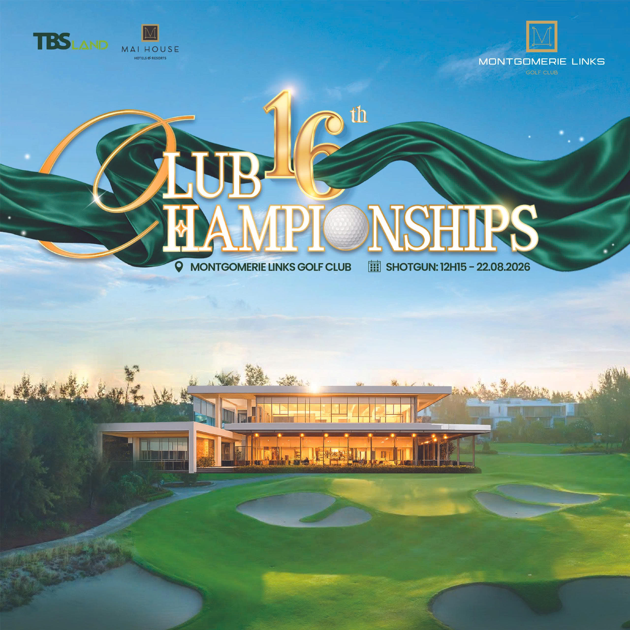 16TH MONTGOMERIE LINKS CLUB CHAMPIONSHIPS TEE OFF WITH GREEN HOPE 2026